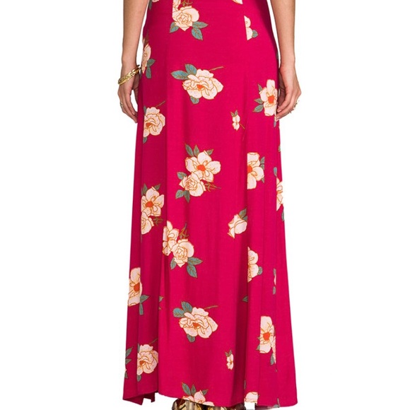 🌼NWT🌼 MINKPINK Flower Effect Maxi Skirt - Picture 3 of 12